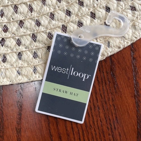 West Loop Straw Hat Sun Hat New With Tags - Picture 10 of 10